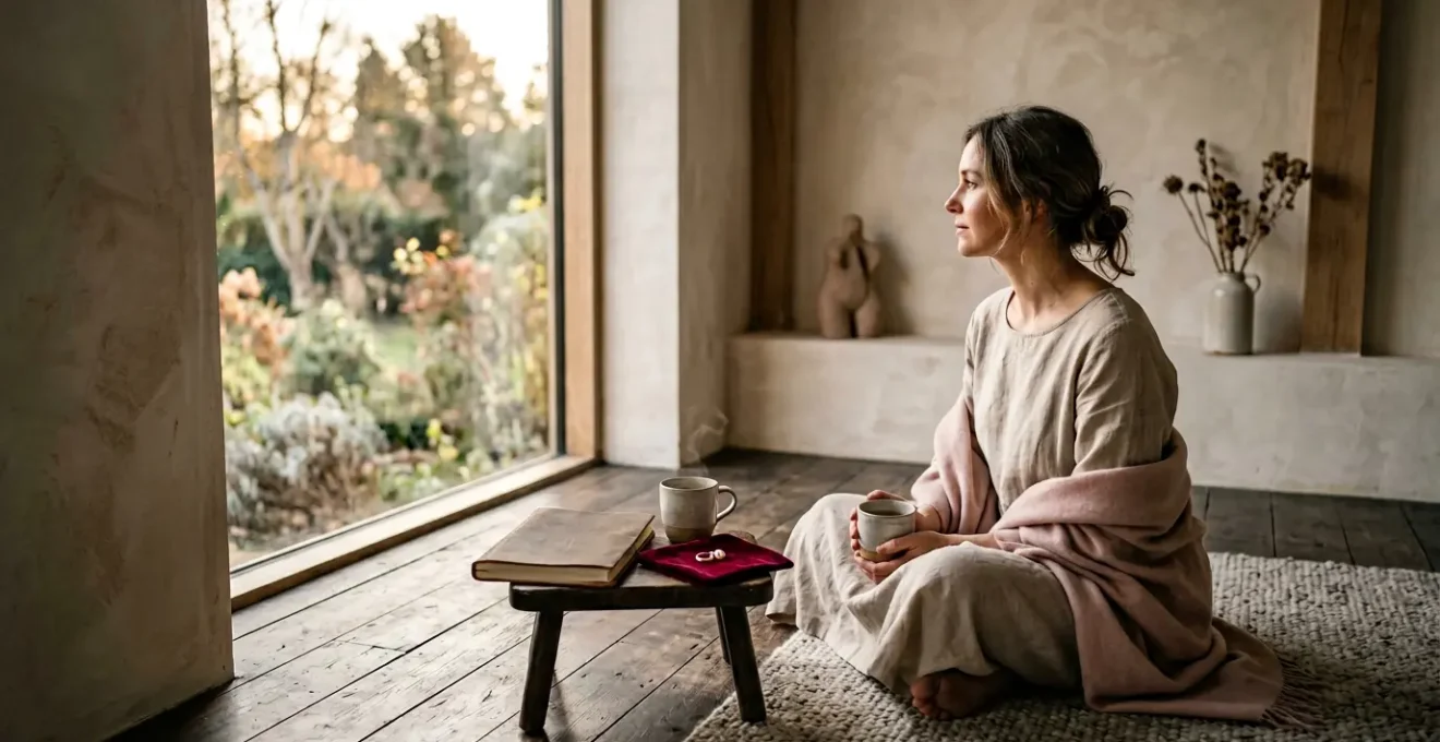 Momento di tranquillità e riconquista del tempo personale in uno spazio sereno